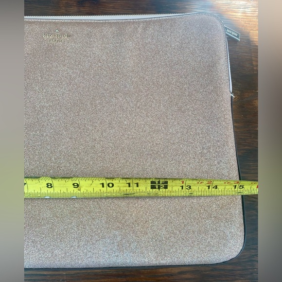 Kate Spade Shimmering Rose Gold 15” Laptop Case - Picture 5 of 6